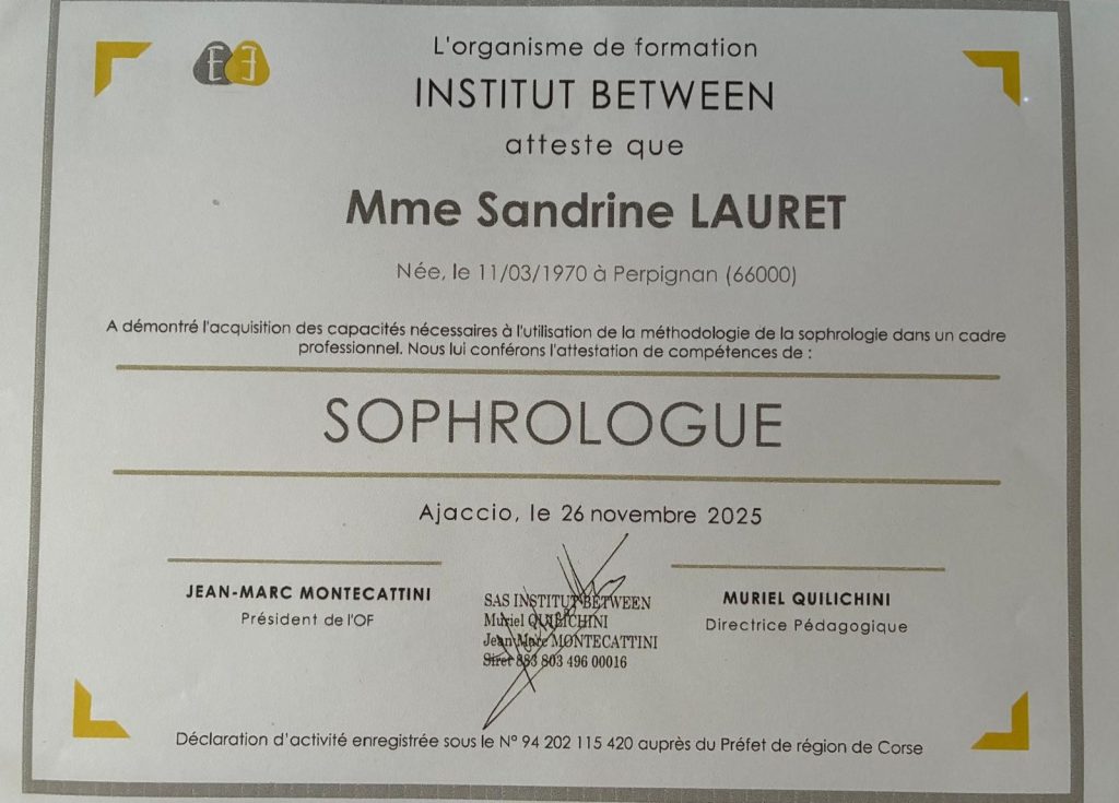 À propos de Sandrine Lauret Sophrologue à Pégomas À propos de Sandrine Lauret Sophrologue à Pégomas